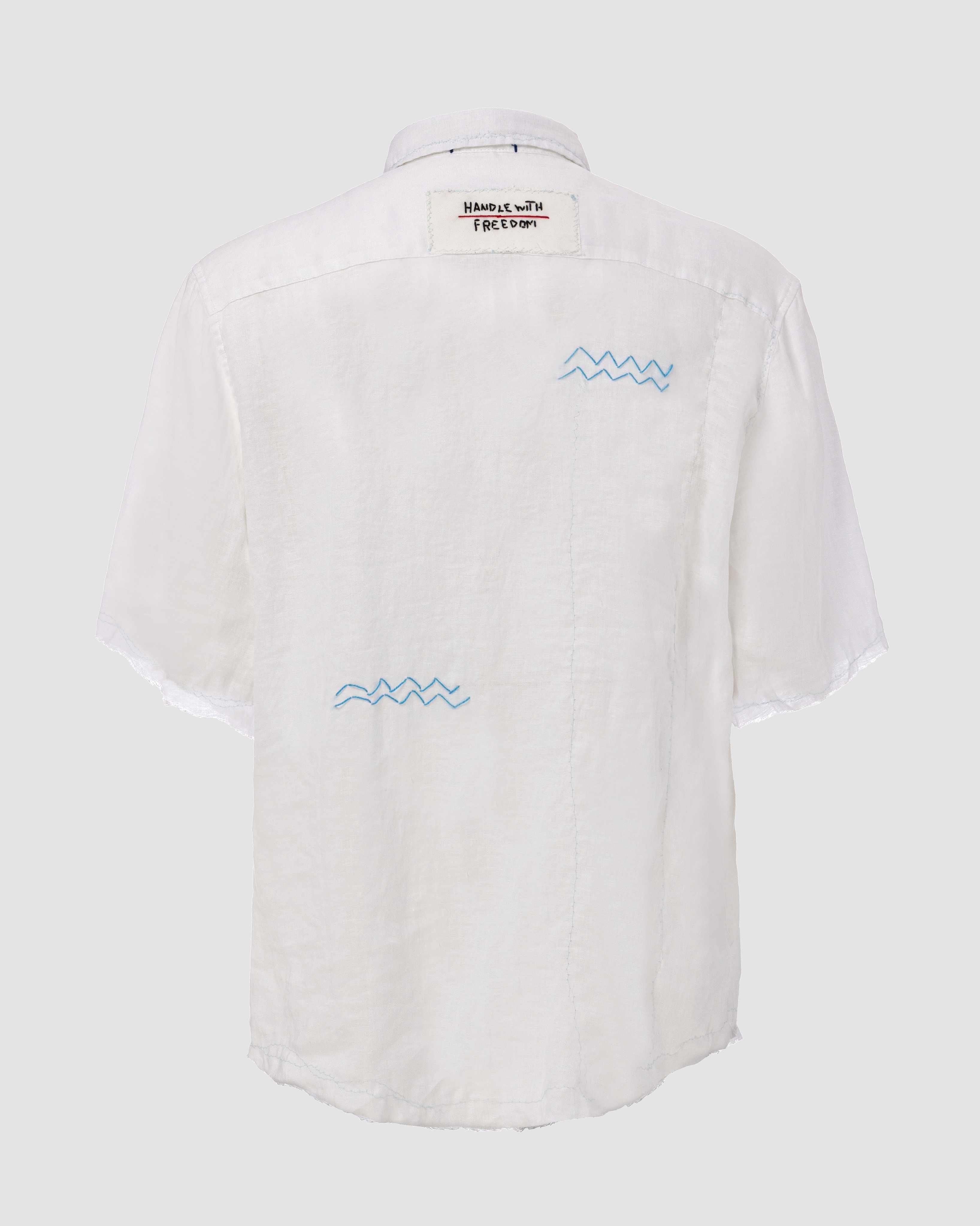 Handle With Freedom I EXTASEA EMBROIDERED SHIRT | House of Curated