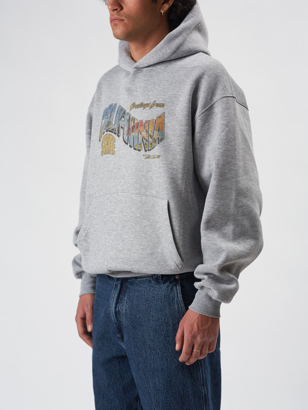 The Silted Company I CALI HOODIE IN ATHLETIC GREY
